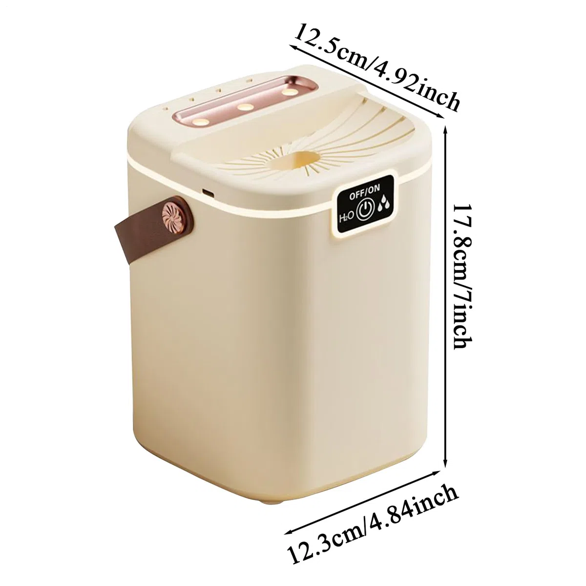Humidificadores Para Hogar | Tanque De 2 Litros Con Luces Nocturnas Y Asa | Humidificador De Niebla Fría Silencioso Para Dormitorio,Para Hogar Salón Habitación Infantil Apartamento Residencia Oficina