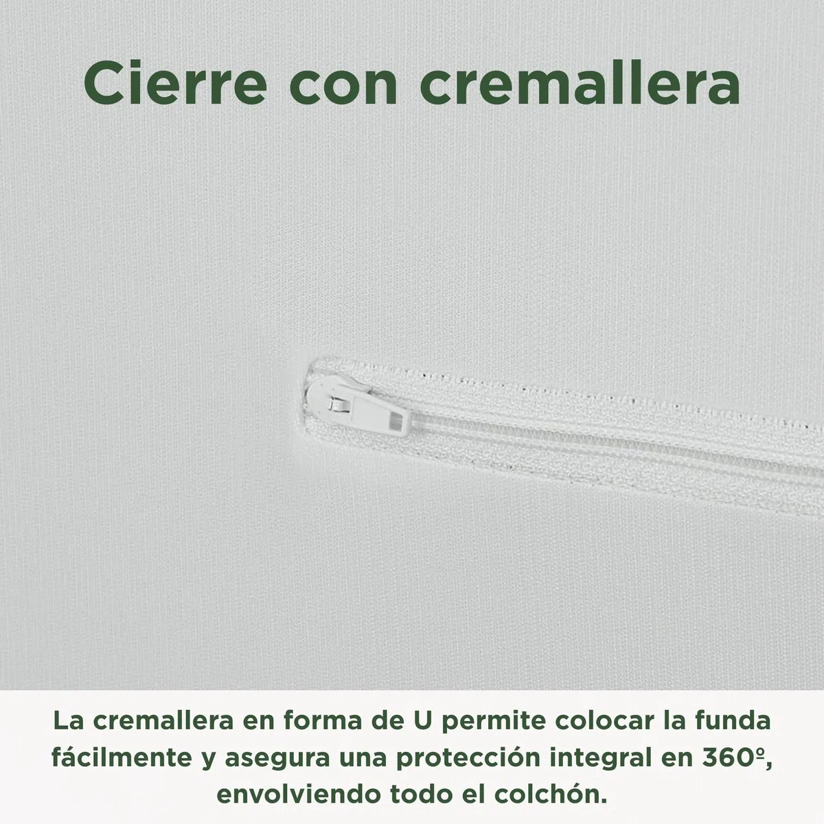 SAVEL - Funda de colchón Impermeable y Transpirable 60x120 cm para Cuna con Tratamiento antiácaros | Protector con Cremallera | Cubre colchón Oeko-Tex
