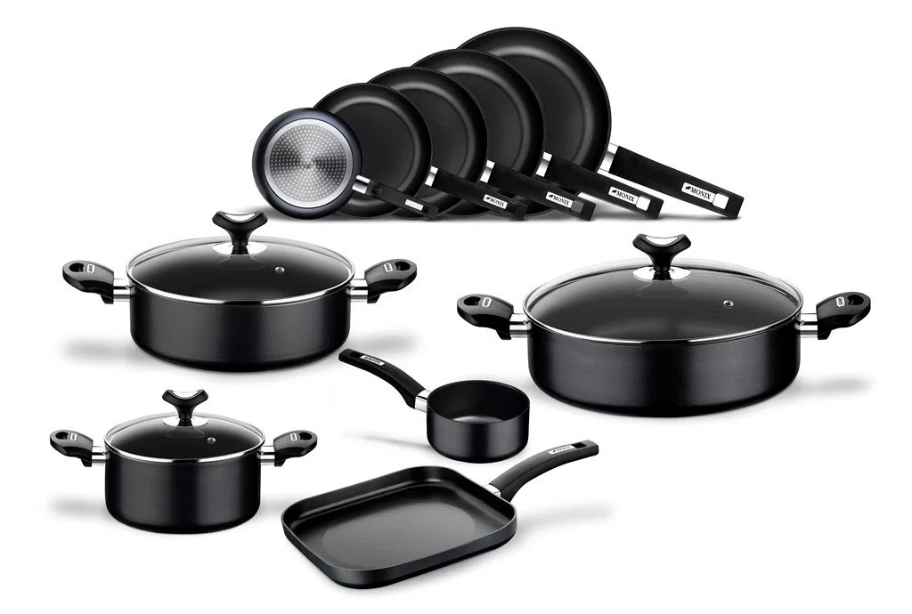 Monix Resistent Plus | Grill cuadrado plano 28 cm de aluminio con antiadherente
