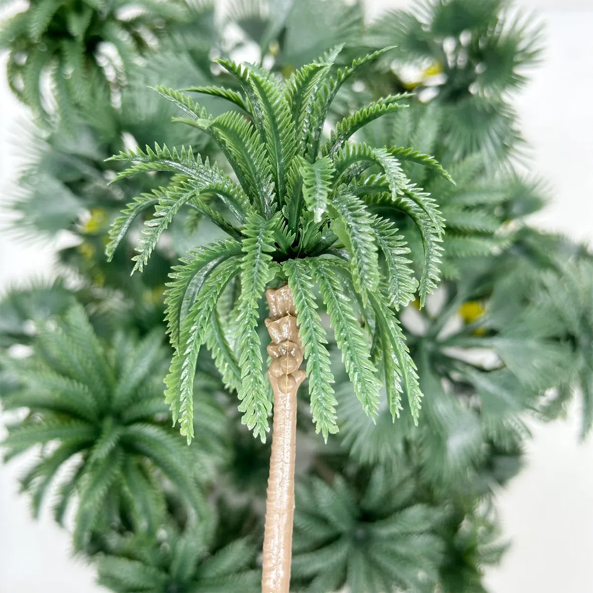Cayway 36 árboles de maqueta, palmeras miniatura, plástico, coco bricolaje, decoración jardín