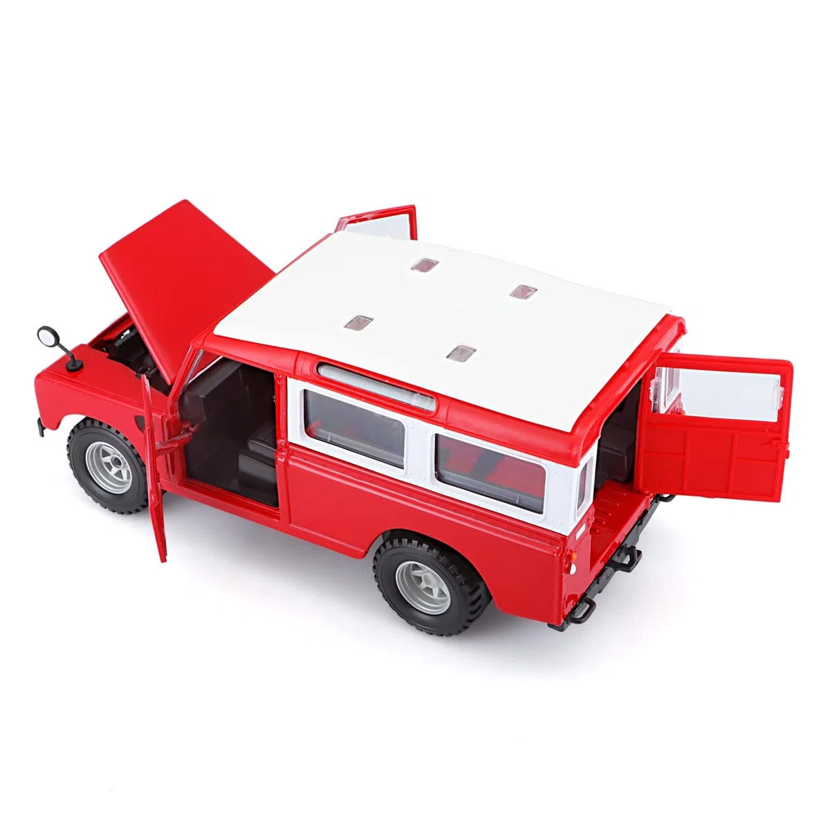 Bburago - Land Rover Series II, Color Rojo (18-22063) - Escala 1:24