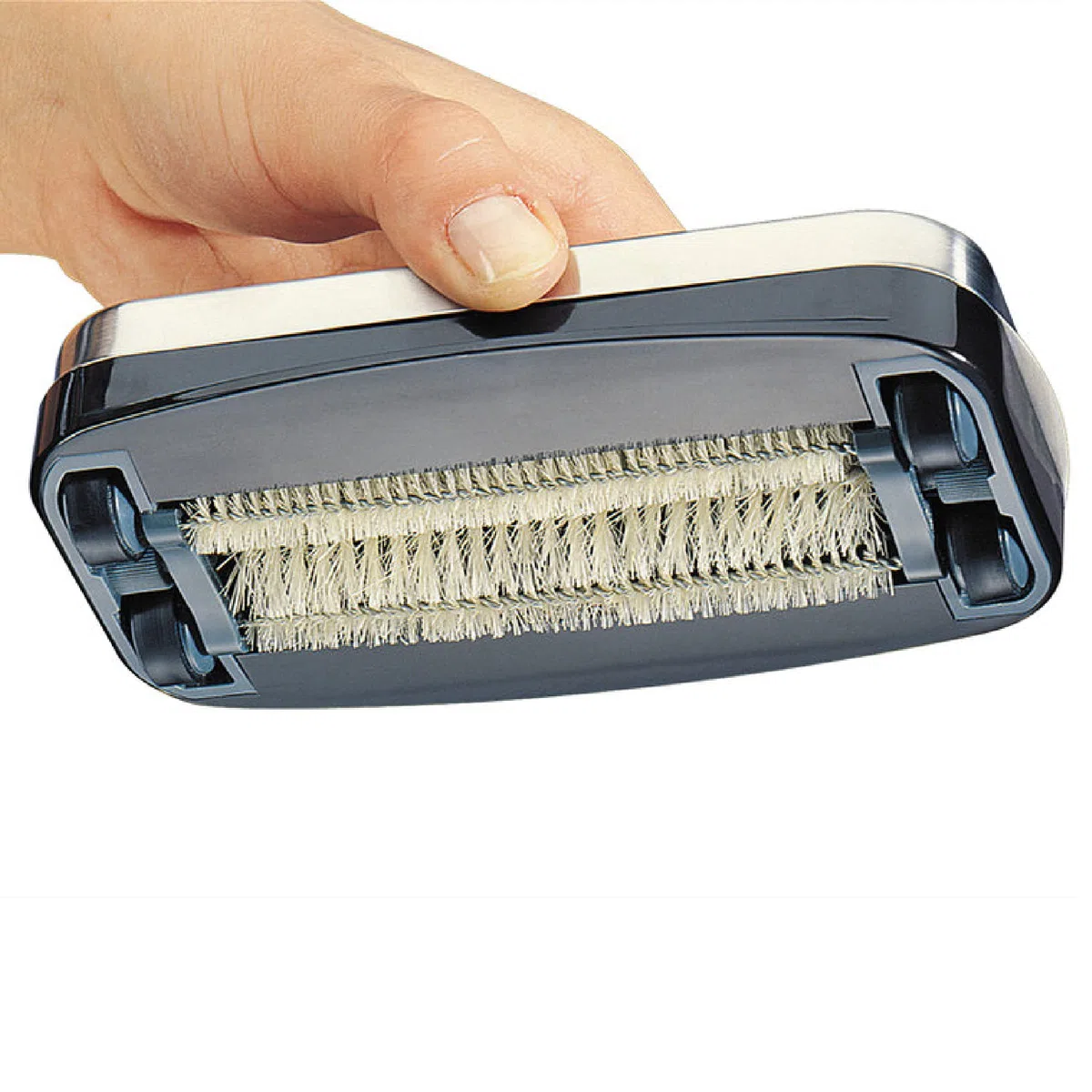 Cilio - Cepillo para recoger las migas (16 x 9 x 3,5 cm), acero mate