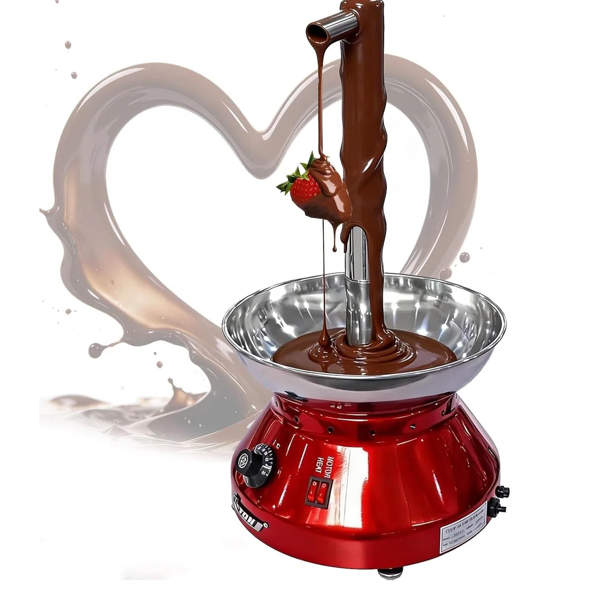 Máquina de fuente de chocolate de 3000 ml de capacidad, modelo de grifo para fiestas y bufés, perfecta para bodas y restaurantes