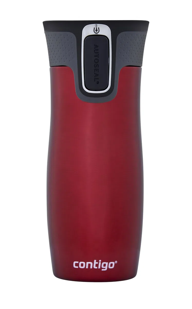 Contigo West Loop Autoseal vaso térmico, vaso aislante de acero inoxidable, termo para café, sin BPA, vaso de viaje antiderrame con tapa de fácil limpieza, mantiene el calor hasta por 5 h, 470 ml