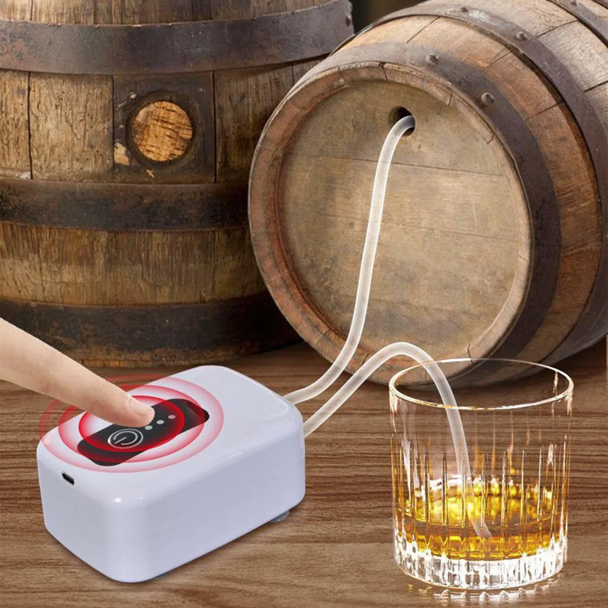 Bomba De Transferencia De Vino,Kit De Equipo De Elaboración Casera De Alimenticio - Kit Bomba Transferencia Sifón Automático - para Elaboración De Vino Cerveza Hidromiel