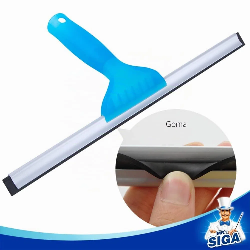 MR.SIGA 35 cm Ventana Limpieza Combo - Rasqueta limpiacristales y Microfibra Ventana Arandela