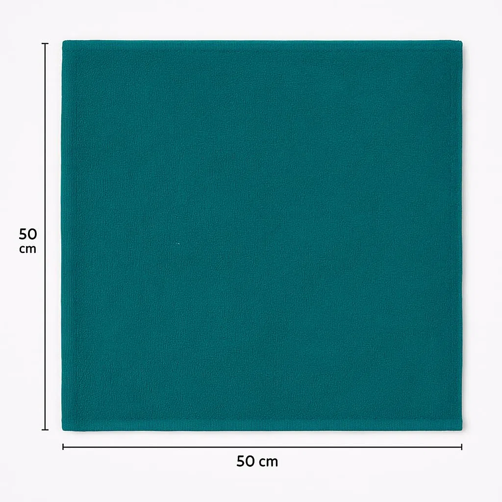 DECASATEXTIL Paños de Cocina 100% Algodón – Pack de 6 - Trapos Absorbentes 400GSM – Colores Lisos – Suaves, Reutilizables y Lavables a Máquina