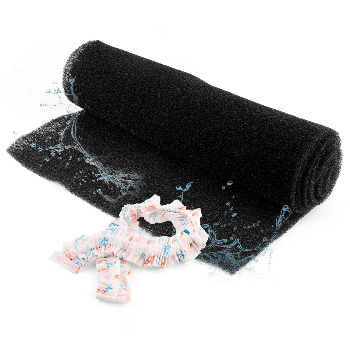 1.5m*40cm*6mm Filtros de Aire Acondicionado Filtro de Aire de Carbón Activado Filtrina Aire Acondicionado Filtro Aire Acondicionado con Funda para Aire Acondicionado XXX