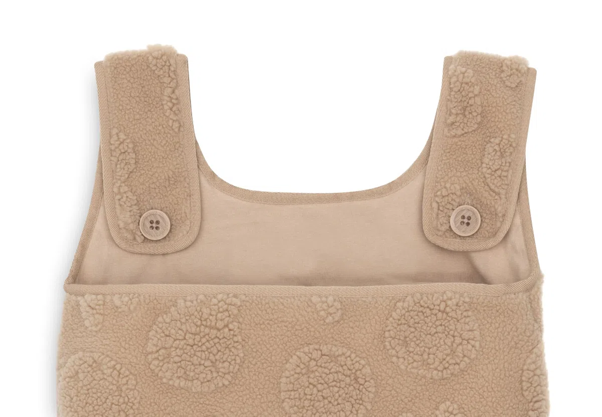Jollein Bolsa de Almacenamiento para Parque Infantil - Miffy Jacquard Teddy - Biscuit - Organizador para Cuna - Bolsa para Juguetes y artículos de bebé - 65 x 42 x 3 cm