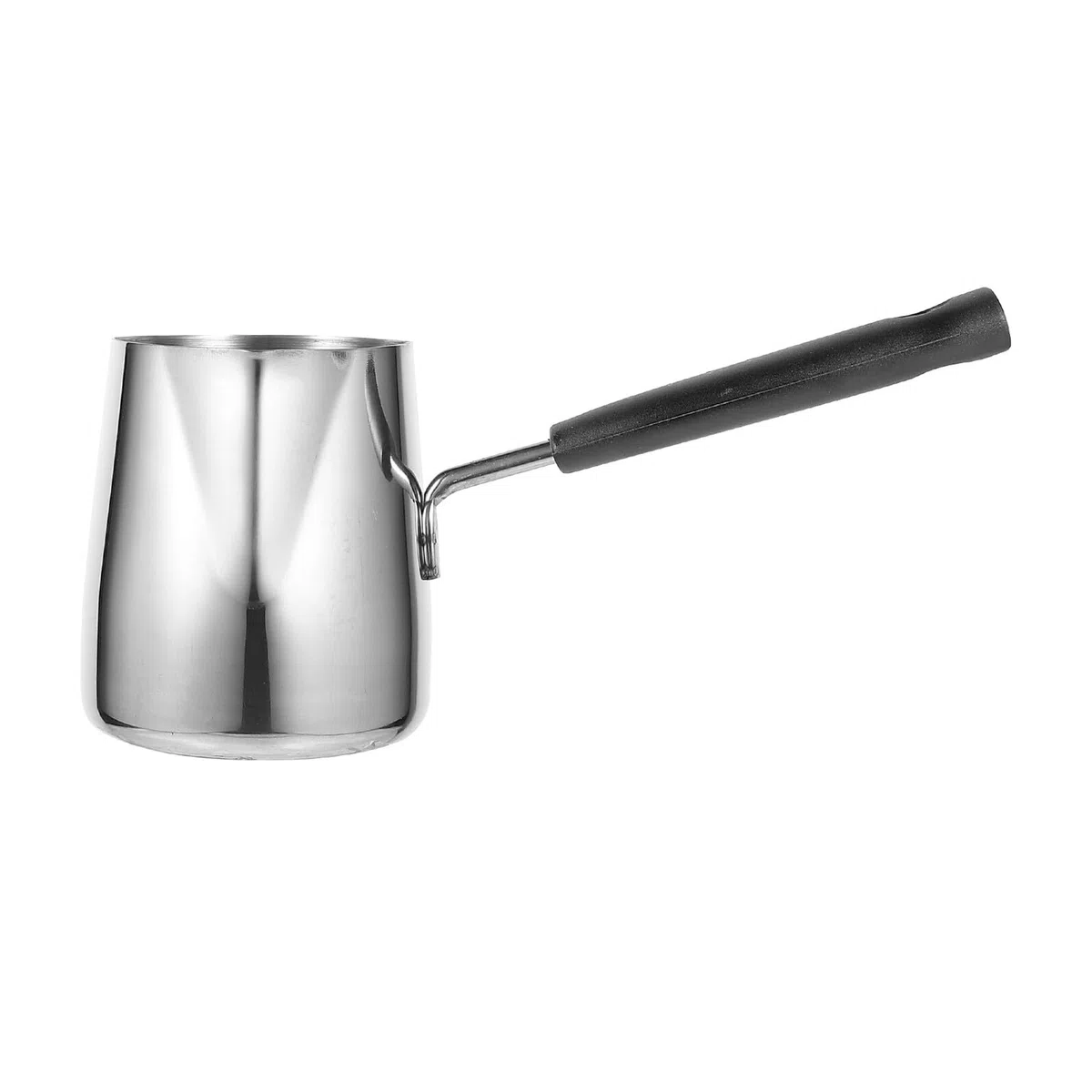 SOIMISS Copa de Acero Inoxidable Calentar Leche Taza Medidora Portátil Mango Ergonómico para Café y Chocolate Fundido Cocinas de Gas y Estufas Portátiles