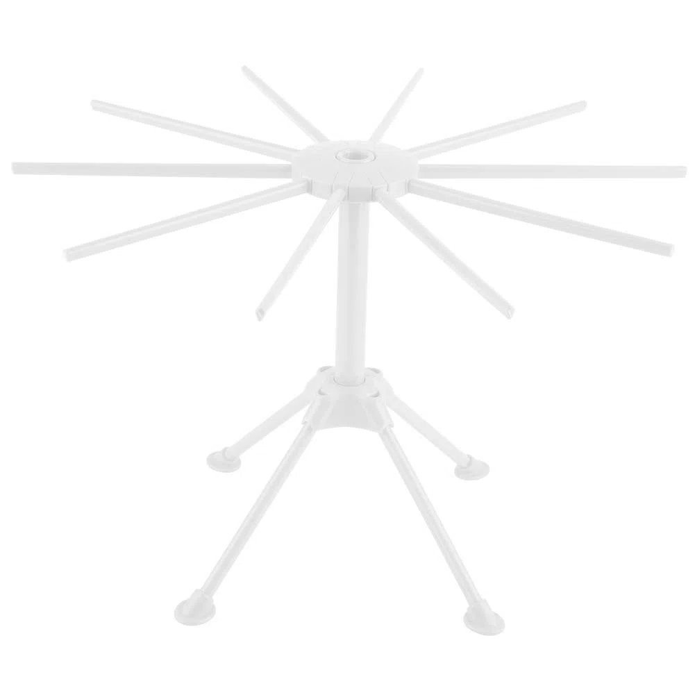 Estante de secado de pasta, pasta spaghetti stand sudeciente espaguetio spaghetti pastel de pastoreo herramienta de cocina plegable (blanco)