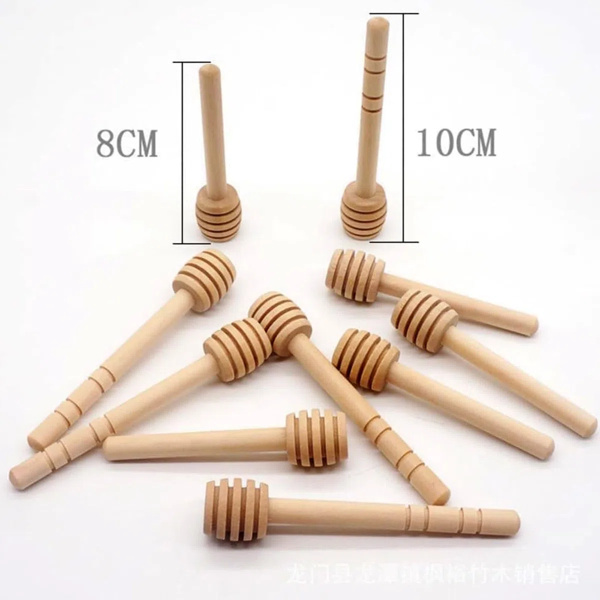 Cuchara De Miel De Madera Personalizada, Varilla De Miel De Madera con Nombre Personalizado, Palitos De Miel Grabados, Barra De Miel De Madera Personalizada(30pcs,8cm)