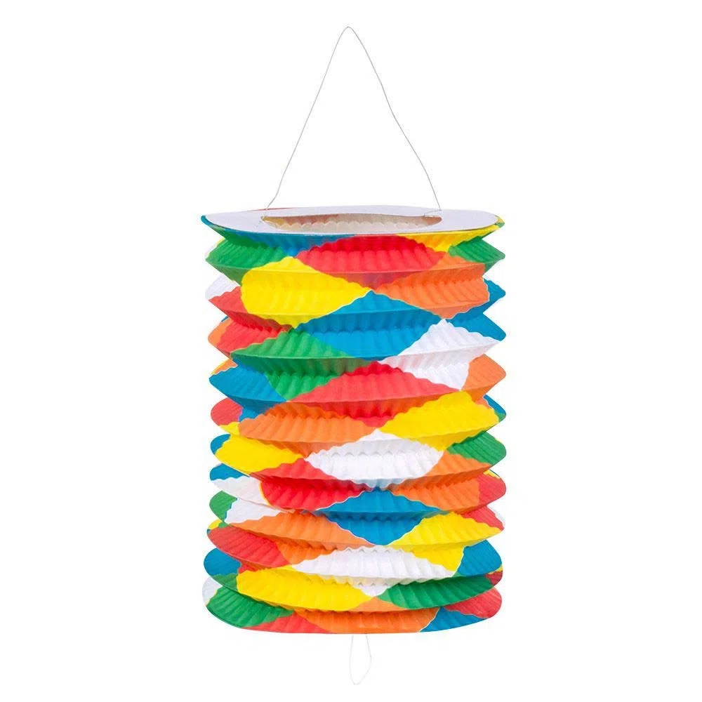 Boland 42034 - Farolillos de Papel (12 Unidades, tamaño 16 cm, 4 diseños Surtidos), Multicolor