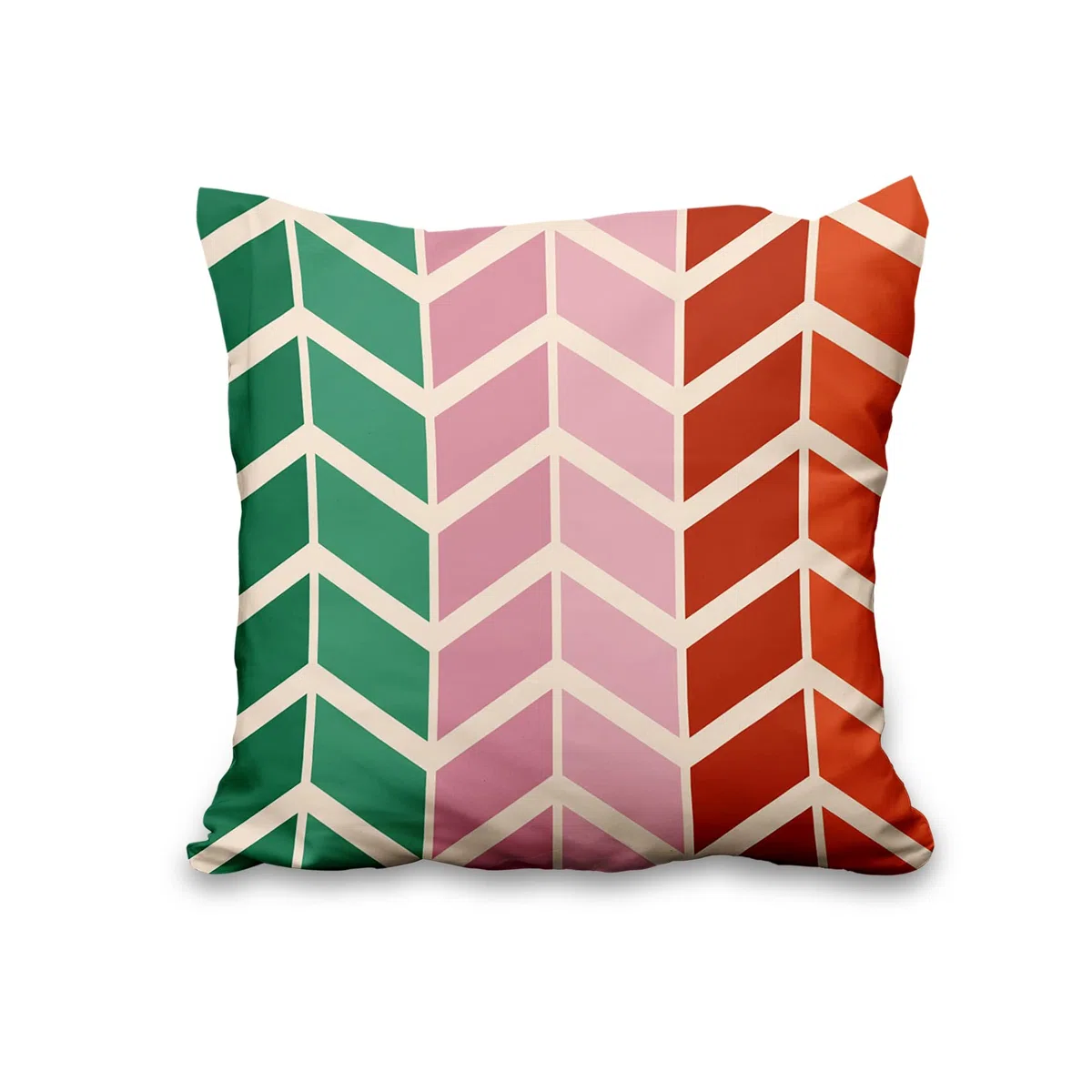 Aoihrraan 40x40cm Juego de 4 Fundas de Cojin Vistoso Flecha Geométrico Patrón Cuadrado Decorativo Corto De Felpa Suave Funda De Almohada Dormitorio Exterior Jardín Canapé Balcón Silla Patio Sofá