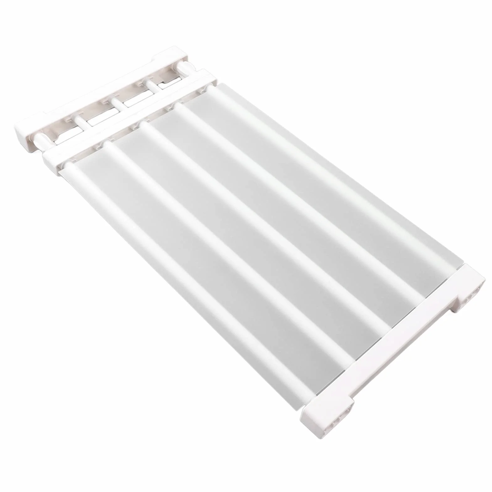 Estante de Tensión para Armario, Divisor de Gabinete Expandible, Longitud Ajustable 50-80 cm, Soporte de Carga 0-20 kg