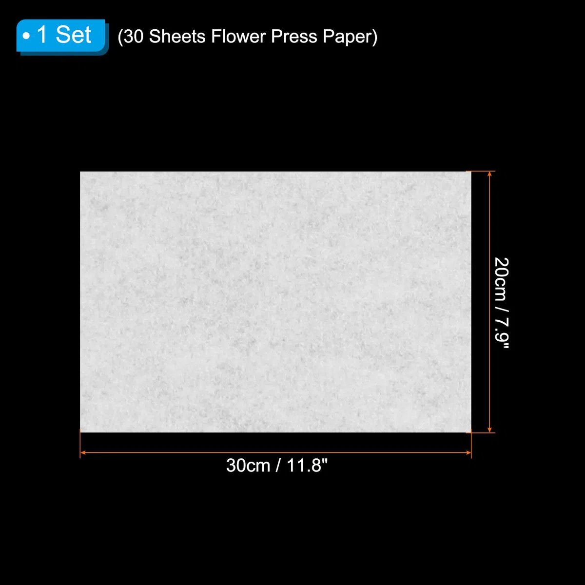 PATIKIL 12"x8" Flor Prensa Papel, 1 Juego/30 Hoja Recarga Revestimiento Secante Papel Absorbente Reutilizable Secante Papel para Bricolaje Arte Artesanía Recortes Álbum