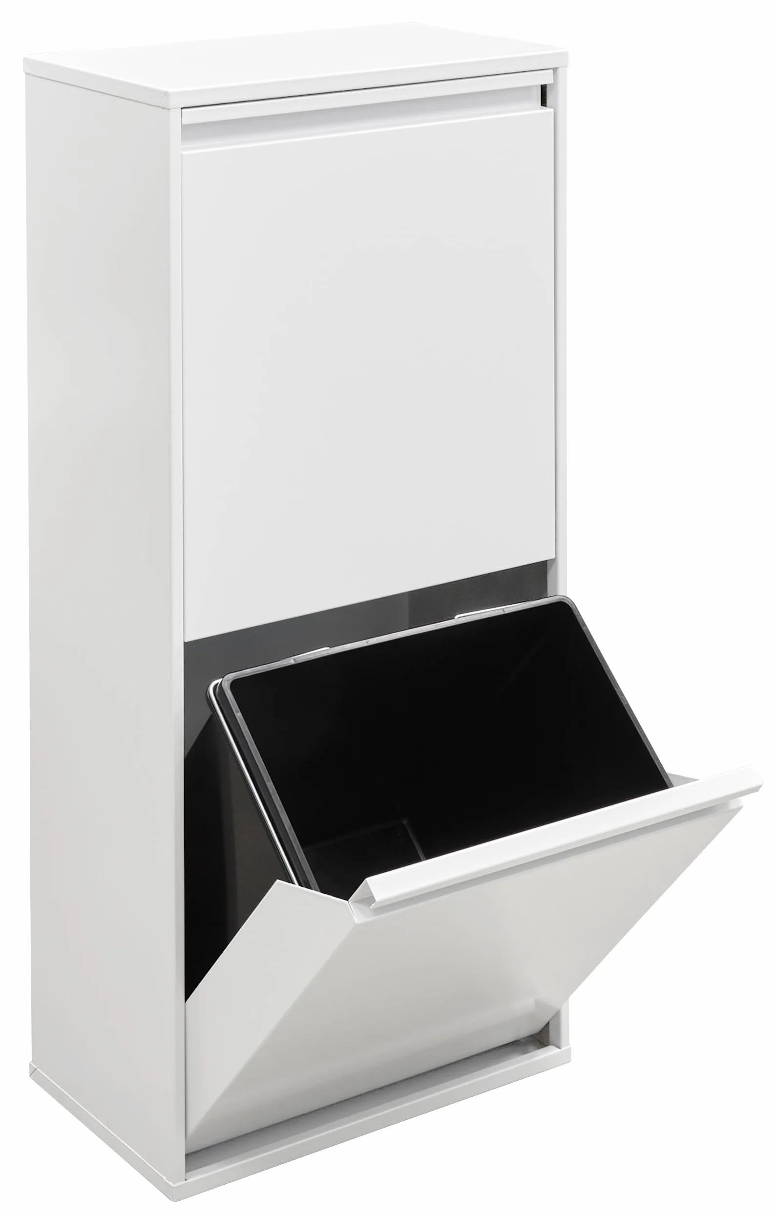 Arregui CBZ00684 Cubo de Plástico de Repuesto para Cubos de Basura y Reciclaje | 23 L | Gran Capacidad para Envases | Compatible con los modelos Basic, Top, Round, Ecoclas y Ecoclas Plus | negro