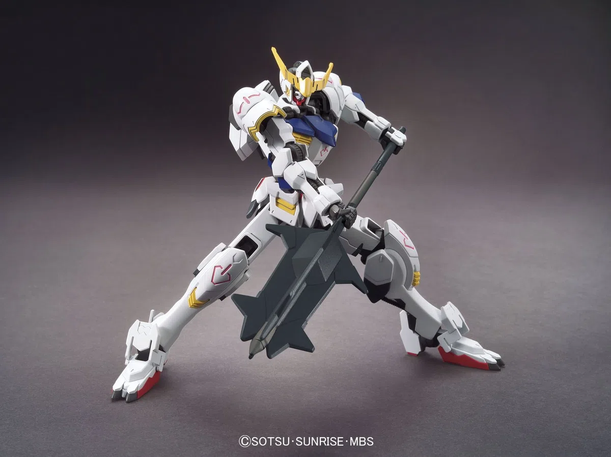 Bandai- HG #01 Barbatos Model Kit, from Gundam IBO TÉLÉVISEUR Intelligent, Multicolor, 6 Pulgadas (157746)