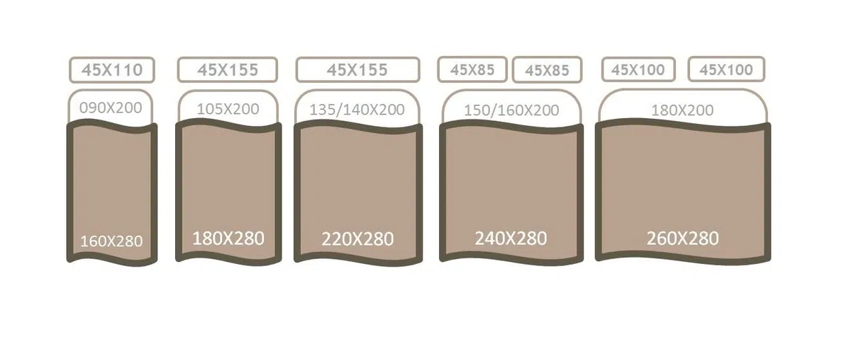 D'A GAMA HOME COLLECTION Juego DE SABANAS 50% ALG. Y 50% POLL. Mod. Harmony (para Cama DE 90)