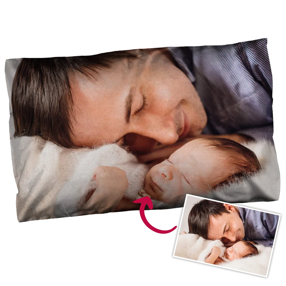 Cojín Personalizado con Foto y Texto. Cojines Grandes Rectangulares Personalizados con o sin Relleno. Almohadas Personalizadas Sofá o Cama. Almofada Personalizada. Dia Dos Namorados. Cojín 65x40cm