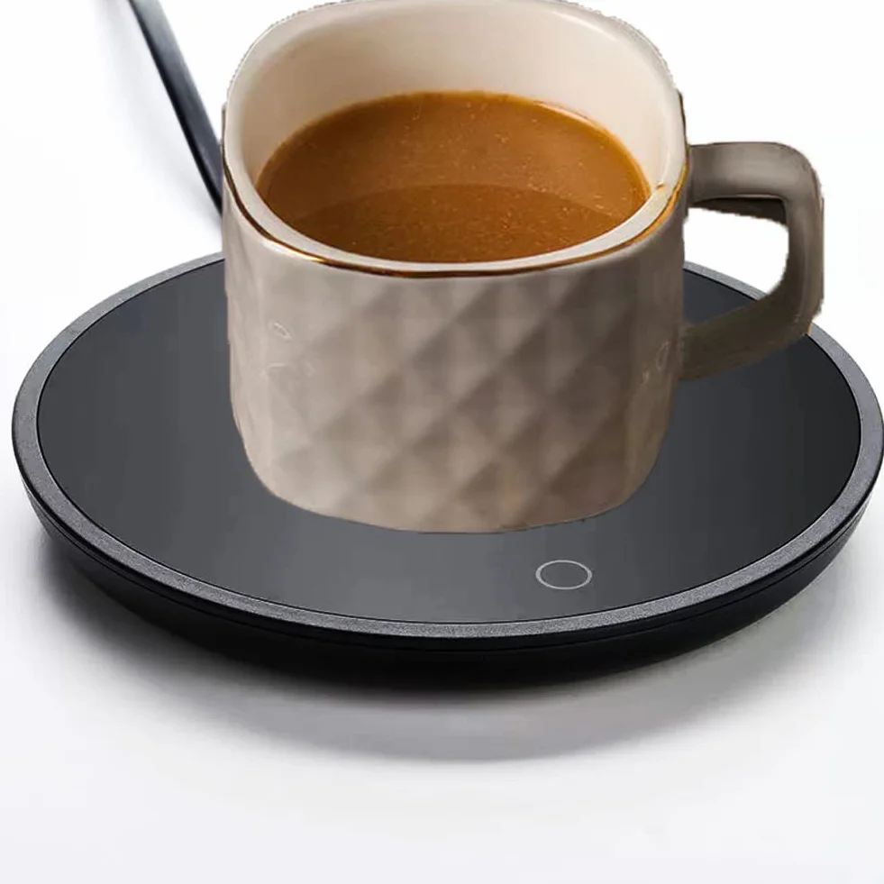 Calentador de Tazas de Café Inteligente 220V 18W Pantalla Táctil Impermeable Apagado Automático