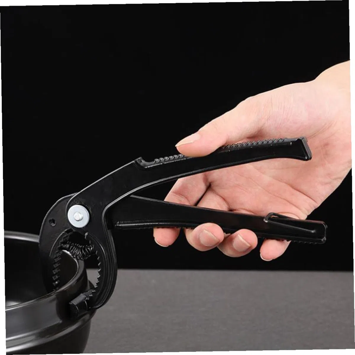 Pinza para Ollas y Platos Calientes Antiescaldaduras Multifuncional Resistente a Altas Temperaturas Portátil y Fácil de Limpiar Adecuado para Cocina y Microondas