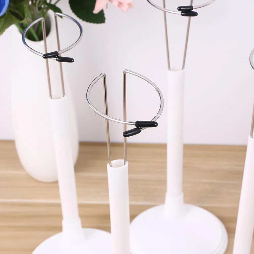 BESTonZON Estante De Exhibición Para Muñecas, Juego De 8 Piezas, Soporte De Expositor Muñecas, Fácil De Montar, Ideal Para Niños Y Niñas, Muñecas De 20-28 Cm