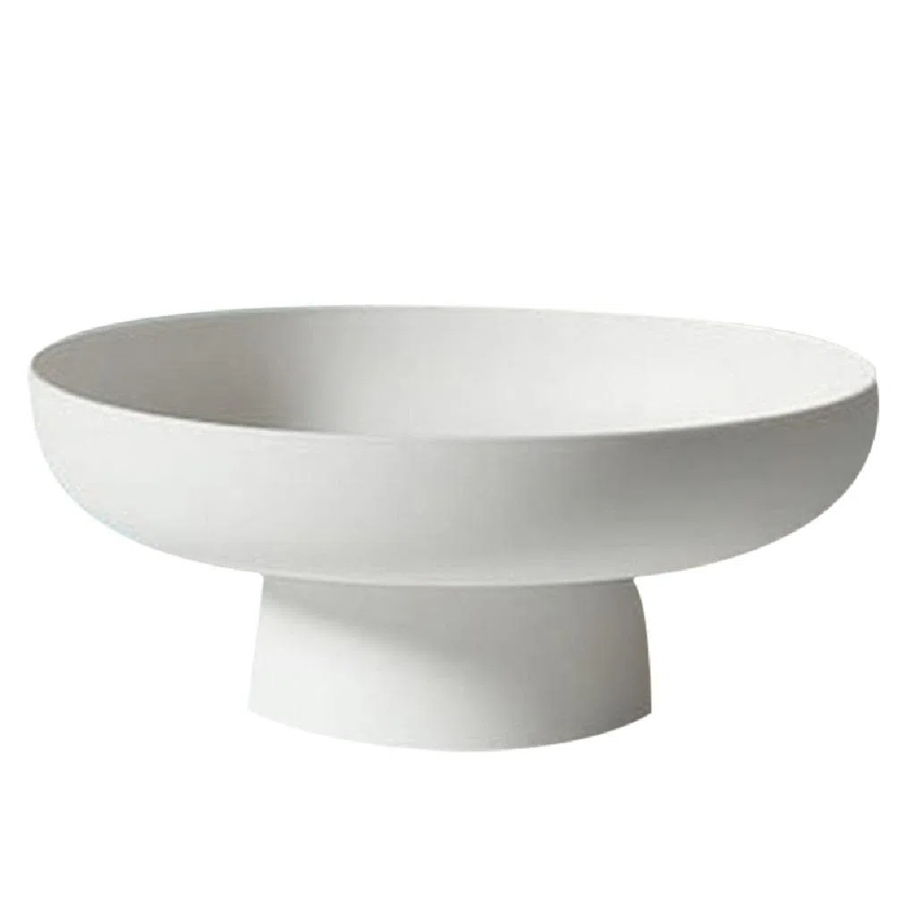 KLOVA Plato de frutas redondo de drenaje para frutas, contenedor de estilo moderno para encimera de cocina, centro de mesa, plato de frutas, centro de mesa