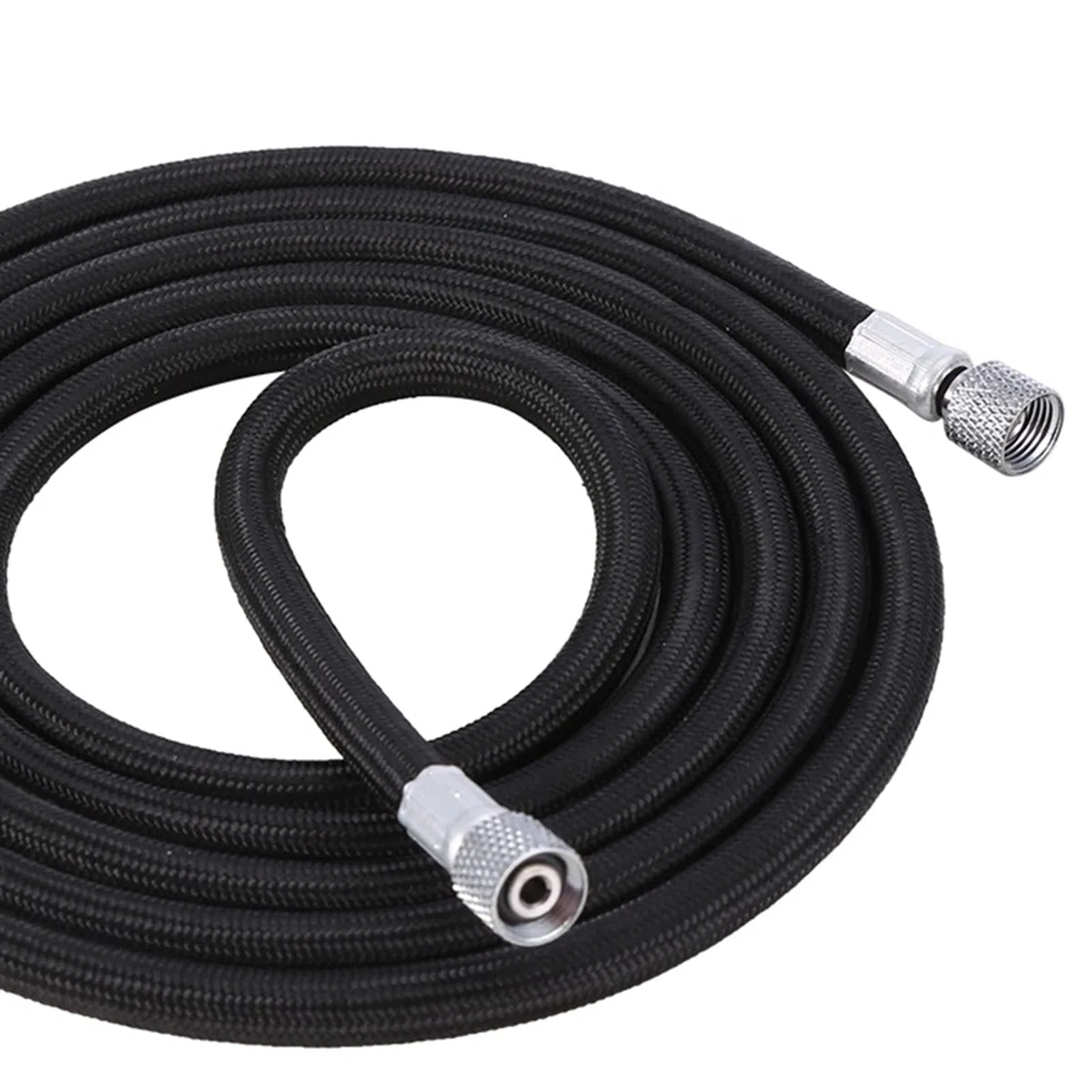 Manguera de Aerógrafo Trenzada con Material EVA de 1.8 M Longitud, Acoplamiento Adaptador 1/8 "-/4" Acoplamiento, Conecta a Aerógrafo Al Compresor