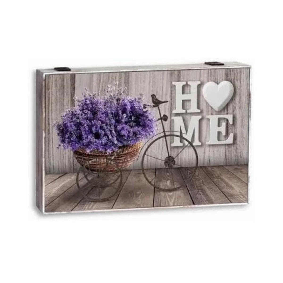 Tapa Cuadro Eléctrico Decorativa de Madera Blanca | Estilo Nórdico para Entrada y Recibidor | Cubre Contador de Luz Moderno | Diseño Home Lavanda