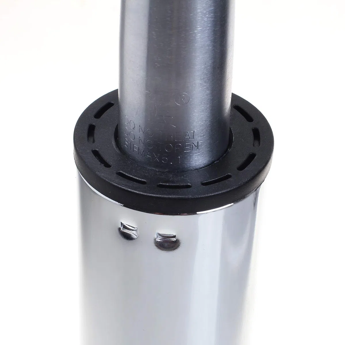 TUKA Muelle de Gas para Silla de Oficina y Taburete, 200mm Cilindro, 260-380mm Longitud Total, Repuesto Cilindro Elevador de Gas, Resorte Amortiguador de Gas, Cromo, Plata, TKD5202-120