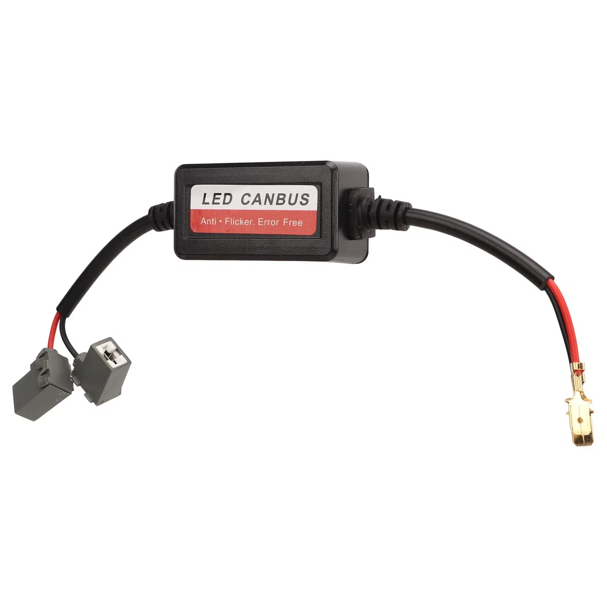 Tbest 2PCS H1 LED decodificador de luz 12V DC anti parpadeo resistencia sin error canbus para faro niebla actualización PVC nylon material calor durable