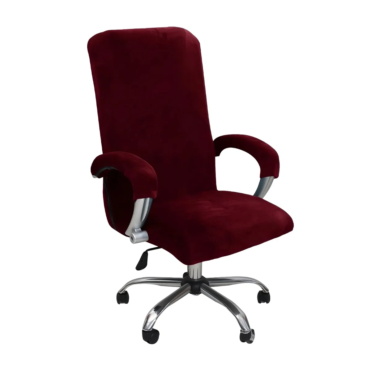 Fundas para silla con reposabrazos, funda de terciopelo para silla de oficina, funda extraíble para silla de videojuegos, para silla de oficina, silla de ordenador, silla giratoria