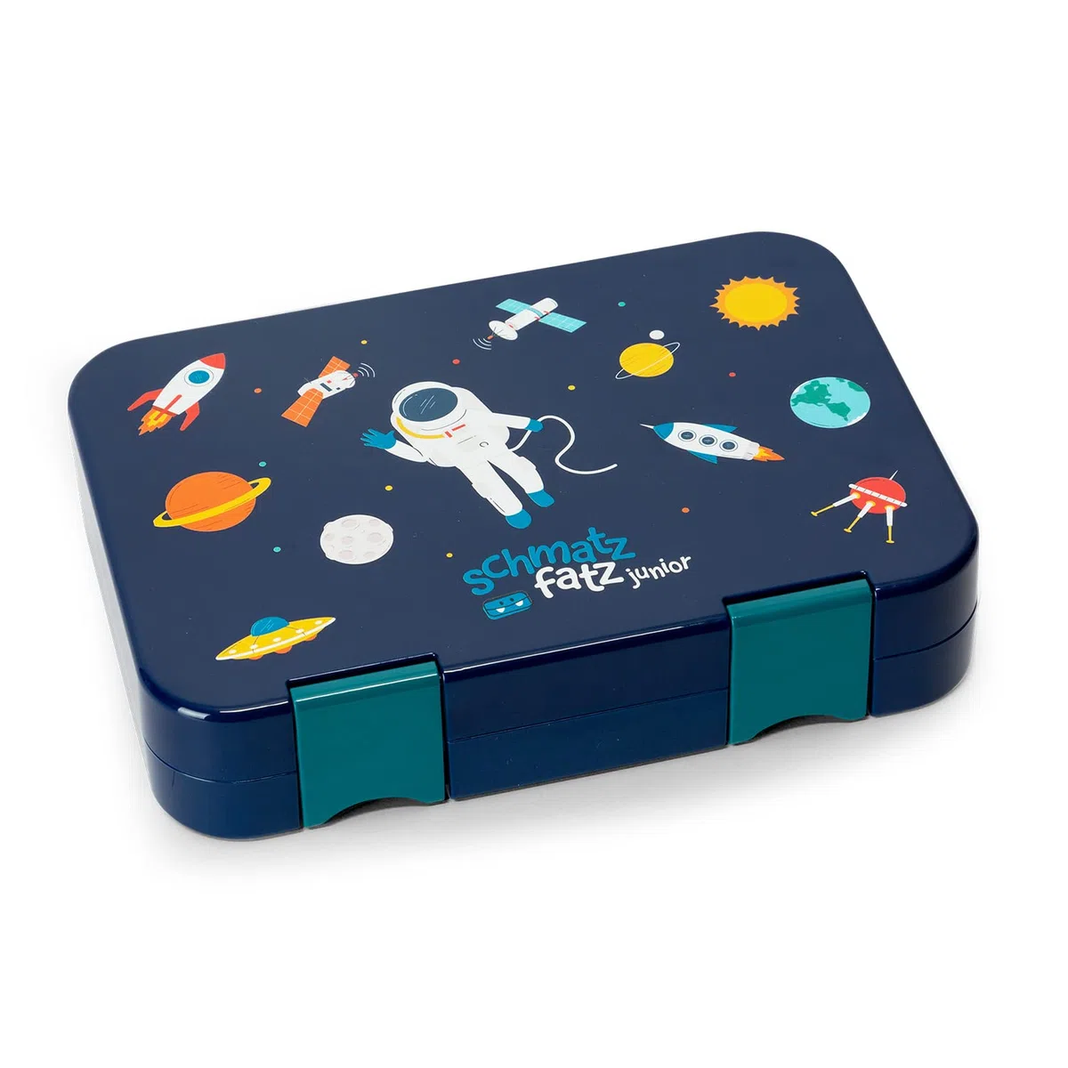Schmatzfatz Fiambrera Infantil con Compartimentos, Tupper Niños Colegio, Taper Infantil de Colores, Loncheras para Niños con Secciones sin BPA y a Prueba de Fugas, Apta para Lavavajillas