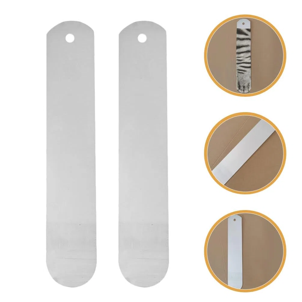 Soportes De Pantalla De Calcetines 2 Piezas Insertos De Calcetín Para Organizador De Calcetines En Cajones Forma Recta Fácil De Usar Y Colgar 17.71X3.34X0.03In