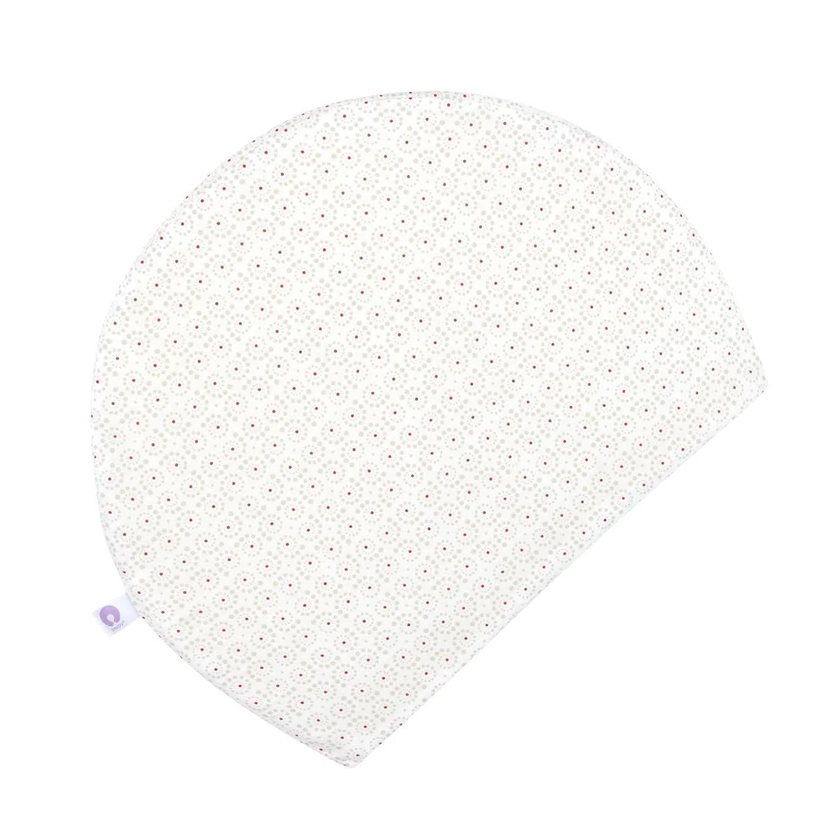 Chicco Boppy Wedge - Almohada Embarazo Compacta para Dormir, Lavable a Máquina, Soporte Vientre, Piernas, Caderas y Espalda, para Todas Las Etapas del Embarazo, Color Claro (Spiral)
