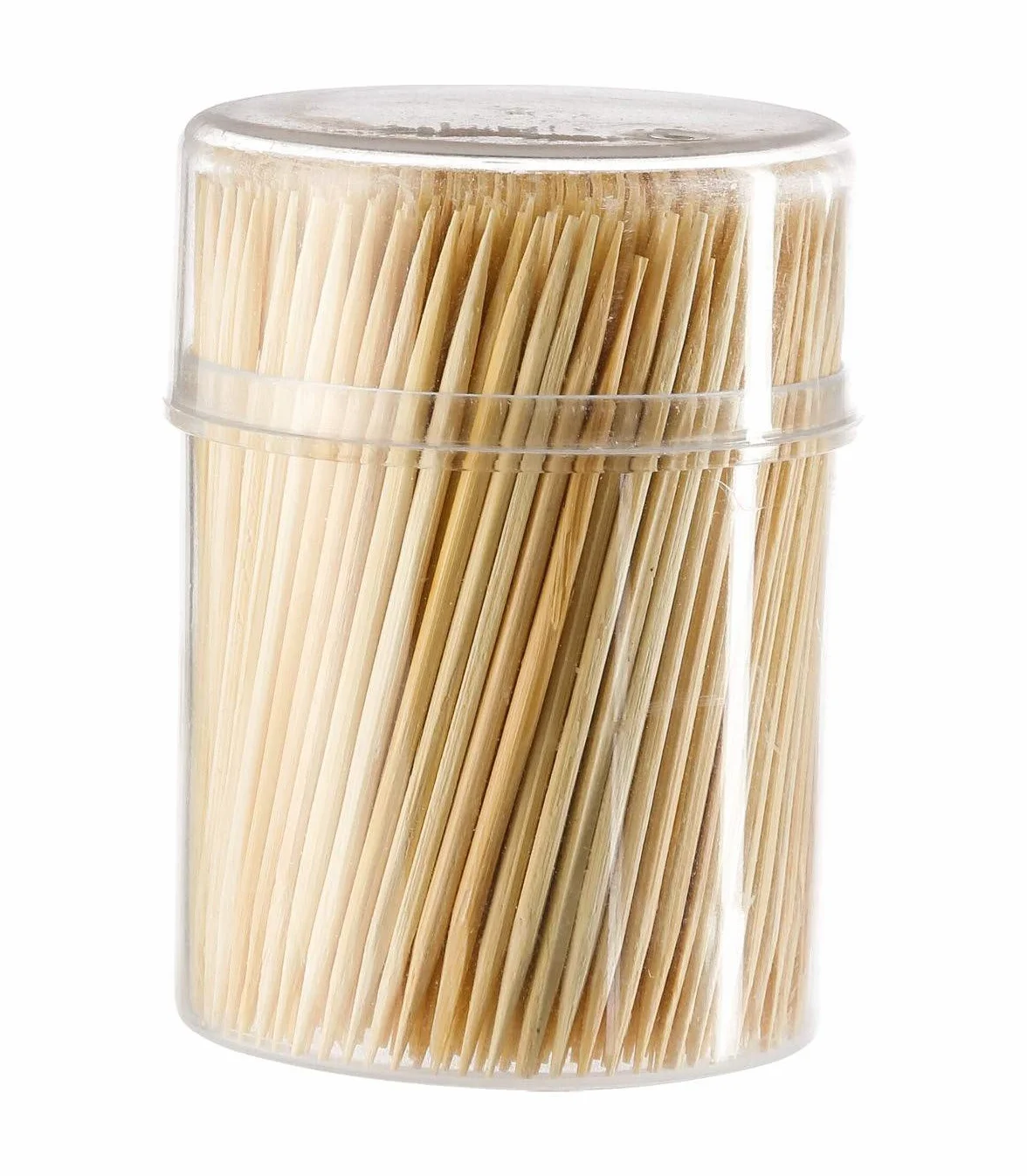 1000 palillos de madera, palillos de cóctel en una caja dispensadora, cura de dientes de madera, para la cocina, 6,5 cm