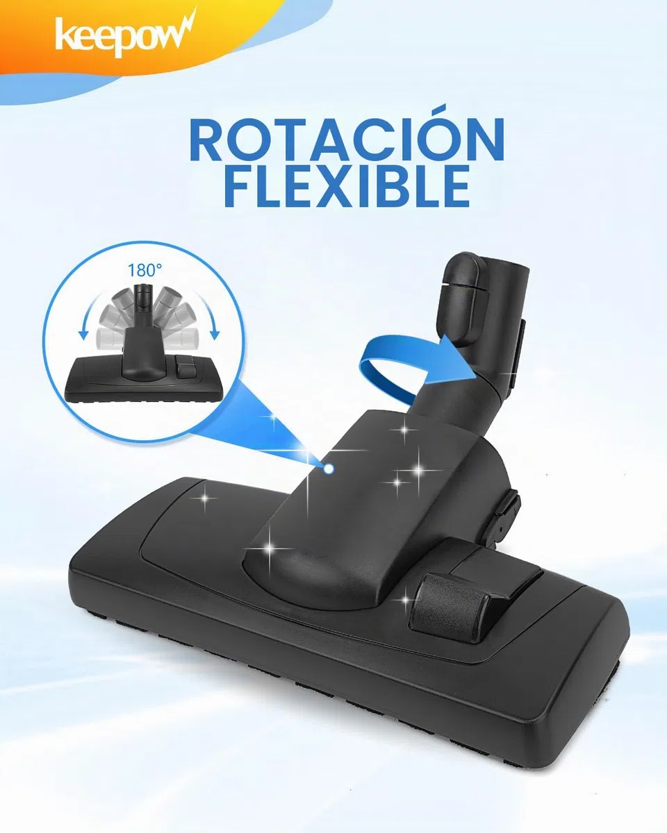 KEEPOW Cepillo Universal para Suelos Duros 35mm, para Aspiradoras Miele S1 / S2 / S4 / S5 / S6 / S8 - Boquilla de Piso