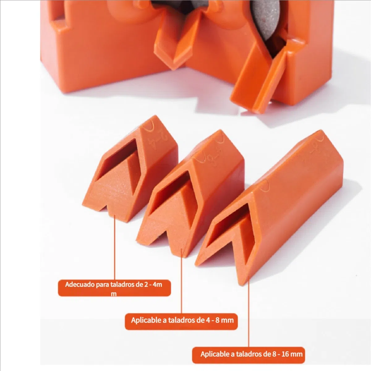 Afilador de Brocas Multiusos, Afilador Brocas Profesional Afilador Cuchillos para Taladro Eléctrico, Afilador de Brocas Portátil para Todas Las Brocas, Afilador Multifunción