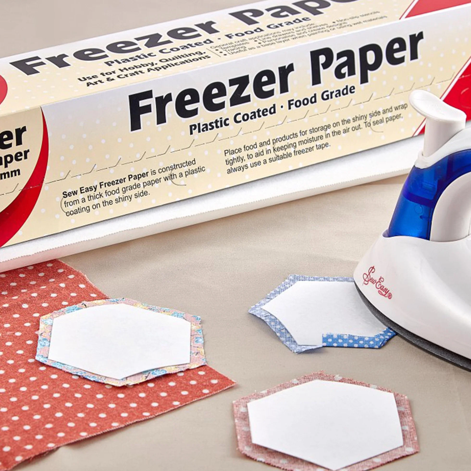Sew Easy ER9991 - Papel acolchado con revestimiento de plástico, natural, 12,1 m x 381 mm