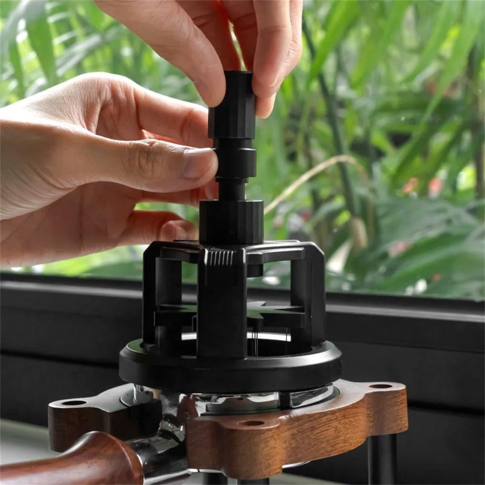 Honseadek 51 53 58 mm, herramienta agitadora de espresso para distribución y extracción uniforme de café, distribuidor eficiente de agujas de café diseñado para uso profesional (51 mm)