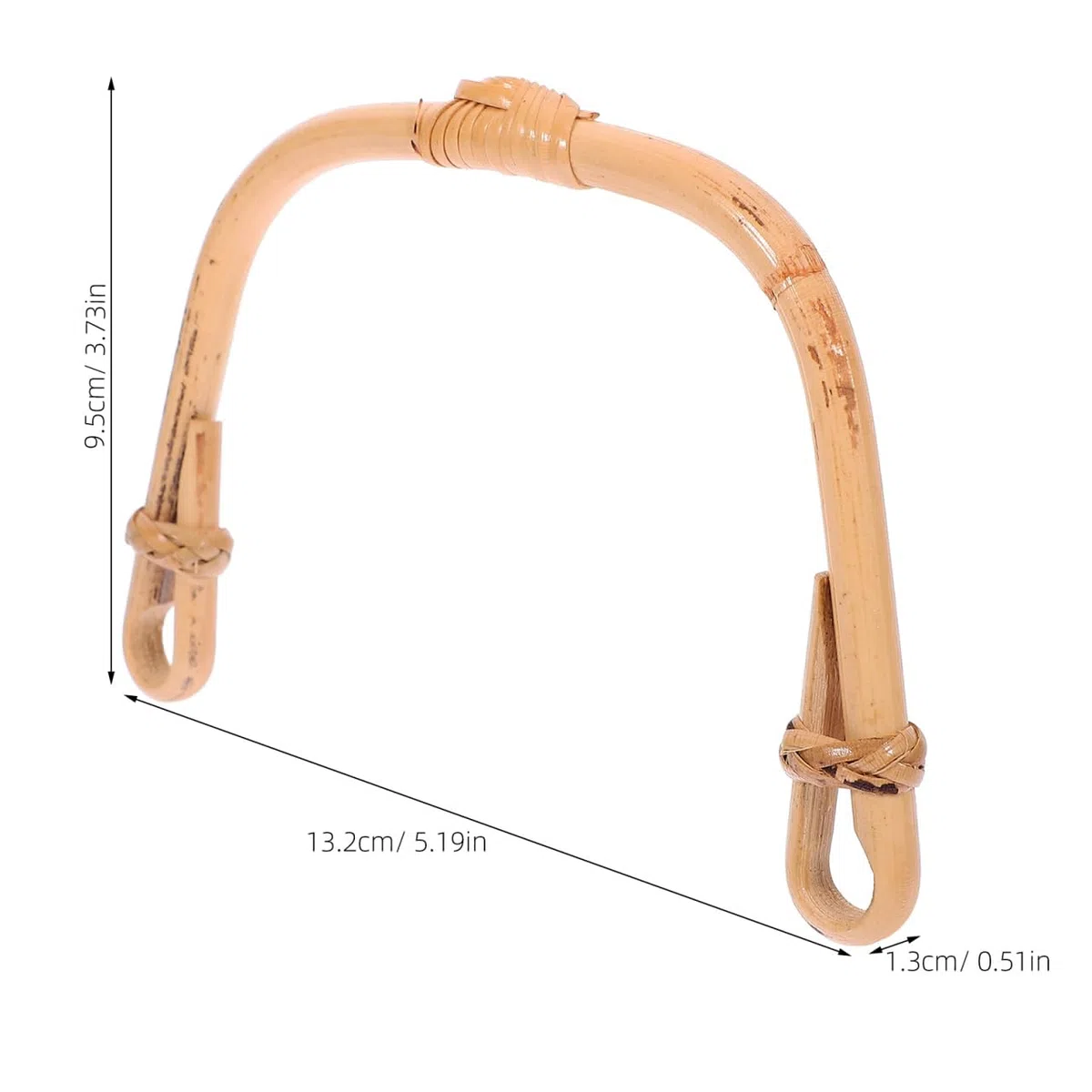 Amosfun Jarra de repuesto con asa de ratán, mango antiquemaduras en forma de U, para jarras de cerámica con un patrón marrón único, ideal para jarras y más