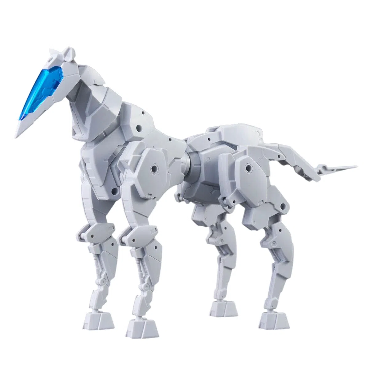 BANDAI Hobby Kit 30MM 1/144 Vehículo de armamento extendido (Caballo Mecha Ver.) [Blanco]