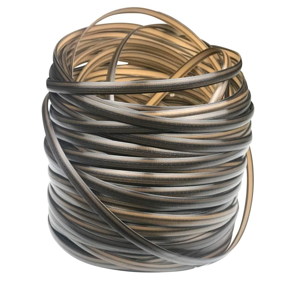Mhome - Juego de material de reparación de ratán trenzado de plástico para muebles de jardín, 60 m-65 m, duradero, tejido de mimbre, banco, mesa, set (café B)