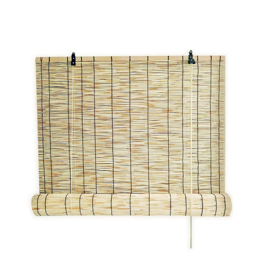 Acomoda Textil – Estor Enrollable de Bambú para Puertas y Ventanas. Persiana Ajustable Opaca de Ocultación Decorativa, Cortina Regulable de Temperatura y Luz Exterior e Interior. (100x180 cm)