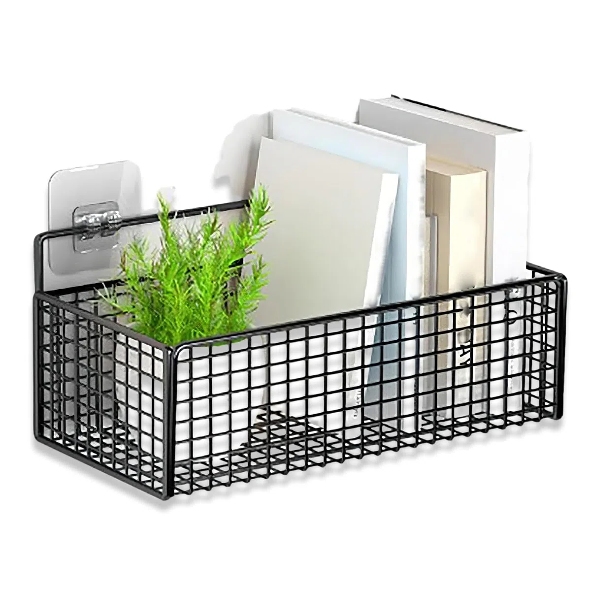 Cestas De Almacenamiento De Alambre Para Colgar En La Pared, Cestas De Cocina Colgantes, Cesta De Pared Para Colgar, Cesta Adhesiva Para Organizador De Puerta De Gabinete, Cestas De Alambre De Metal M