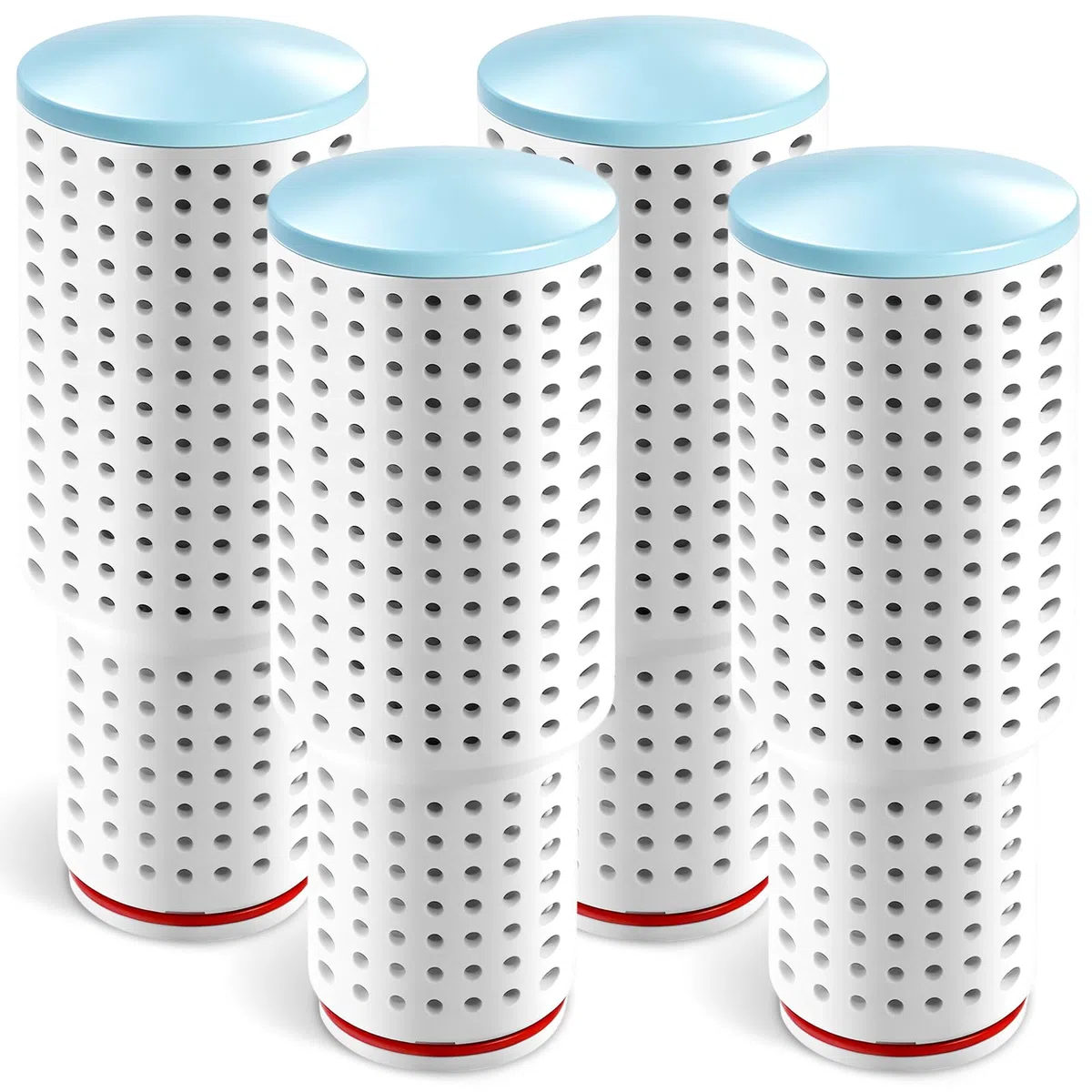 Paquete de 4 cartuchos de desmineralización humidificador para Dreo HM306 HM311 311S HM524 524S HM409S HM420S HM321 HM312, purificación de 3 capas con pellets de iones de plata, filtros 150L