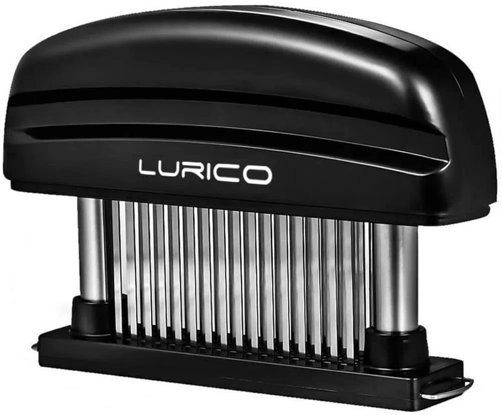 LURICO Ablandador de Carn, Ablandador de Cuchilla de Aguja Ultra Afilada de Acero Inoxidable 48 para Ablandar Carne de Res, Cerdo, Pollo, Apto para Lavavajillas