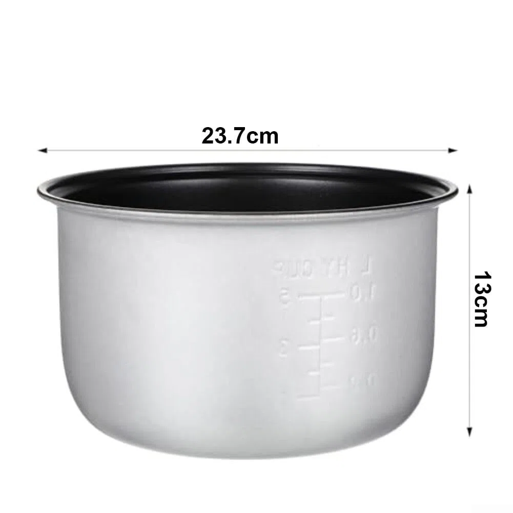 Repuesto de olla arrocera, olla de cocción interior antiadherente, con escalas de medición claras, distribución eficiente del calor (4 L)