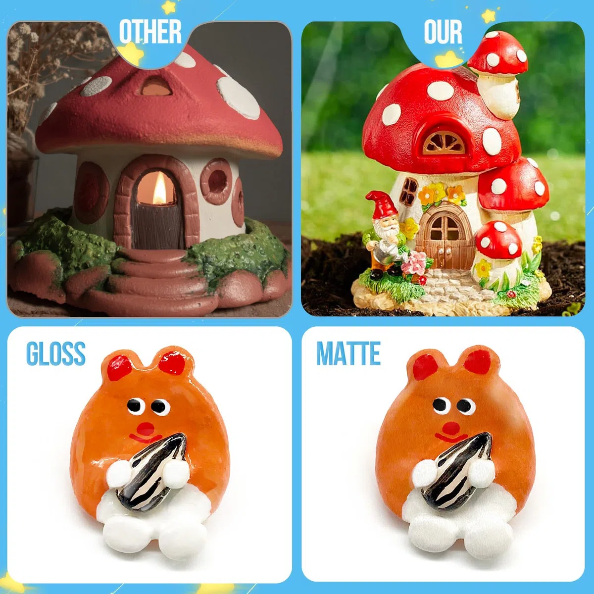 Barniz para Arcilla de Secado al Aire 200ml - Sellador Cerámico Protector Impermeable Antigrietas - Ideal para Arcilla Polimérica, Cerámica, Porcelana y Manualidades (Brillante y Mate)